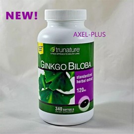 TruNature Ginkgo Biloba Herbal Extract Softgel - 340 Count