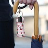 Baxinh Cherry Printed Chapstick Holder Keychain, Neoprene Chapstick Lip Balm