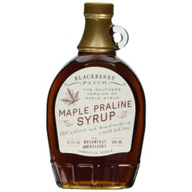 Maple Praline Syrup, Contains SUGAR, 12 oz Bottle