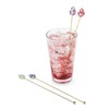 Blush True Fabrication Crystal Stir Sticks, Multicolor