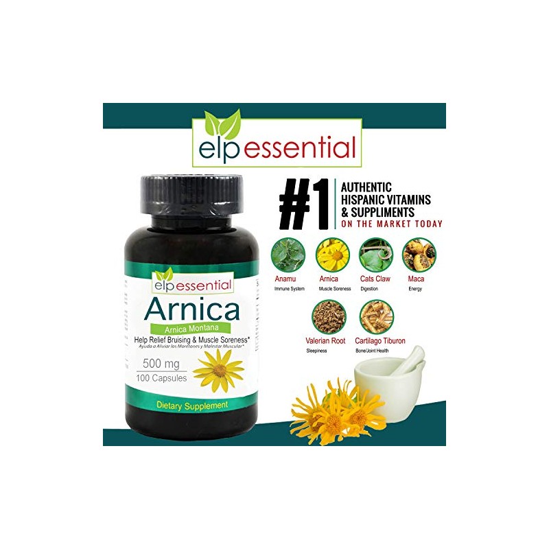 ELP ESSENTIAL Arnica Montana Capsules 100 Capsules