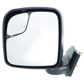 Kool Vue Driver Side Manual Mirror for Nissan NV200 2013-2021 With Spotter Glass Textured
