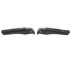 2Pcs Front Foot Peg Bracket Left And Right Black Footrest