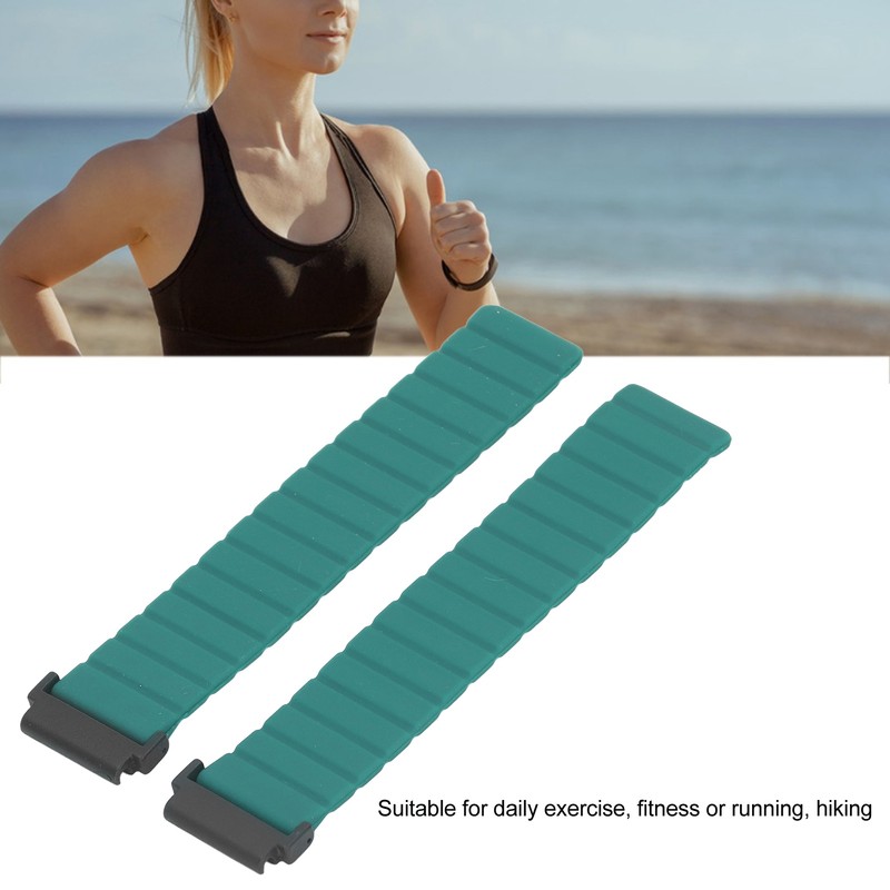 Silicone Replacement Watch Band Adjustable Magnetic Silicone Watch Strap for