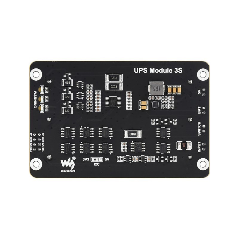 Uninterruptible Power Supply (UPS) Module for Raspberry Pi/Jetson Nano Supports
