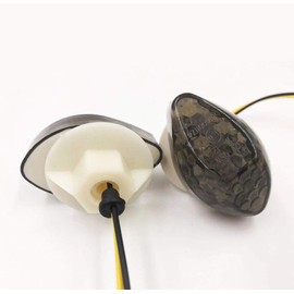 SAMDO Motorcycle LED Flush Mount Turn Signal Light Blinker Turning Lamp Smoke for Honda CBR600RR CBR1000RR CBR600F3 CBR600F4 CBR600 CBR929