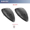 Sas-Tec Viscoelastic Memory Foam Lightweight Hip Pad Inserts - Motorcycle