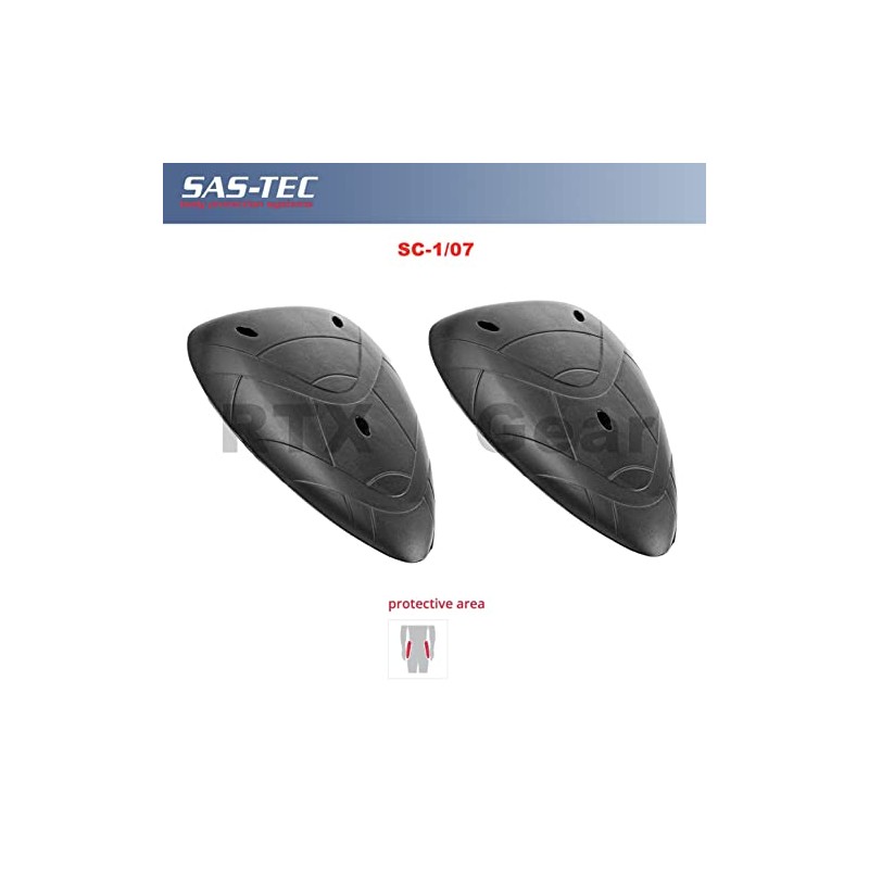 Sas-Tec Viscoelastic Memory Foam Lightweight Hip Pad Inserts - Motorcycle