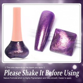 Major Dijit Quick Dry Nail Polish Charm Purple Summer Nail Lacquer for Nail Art Regular Nail Polish 0.41 fl oz.