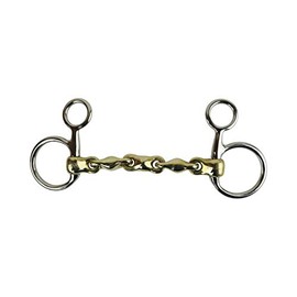 AK Waterford Hanging Cheek with Multi Joints Mouthpiece in German AKRS-2630 (4.75", German-Silver)