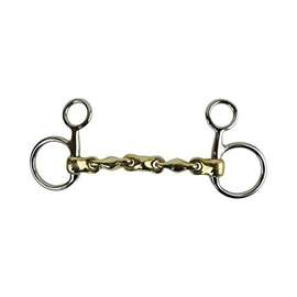 AK Waterford Hanging Cheek with Multi Joints Mouthpiece in German AKRS-2630 (4.75", German-Silver)