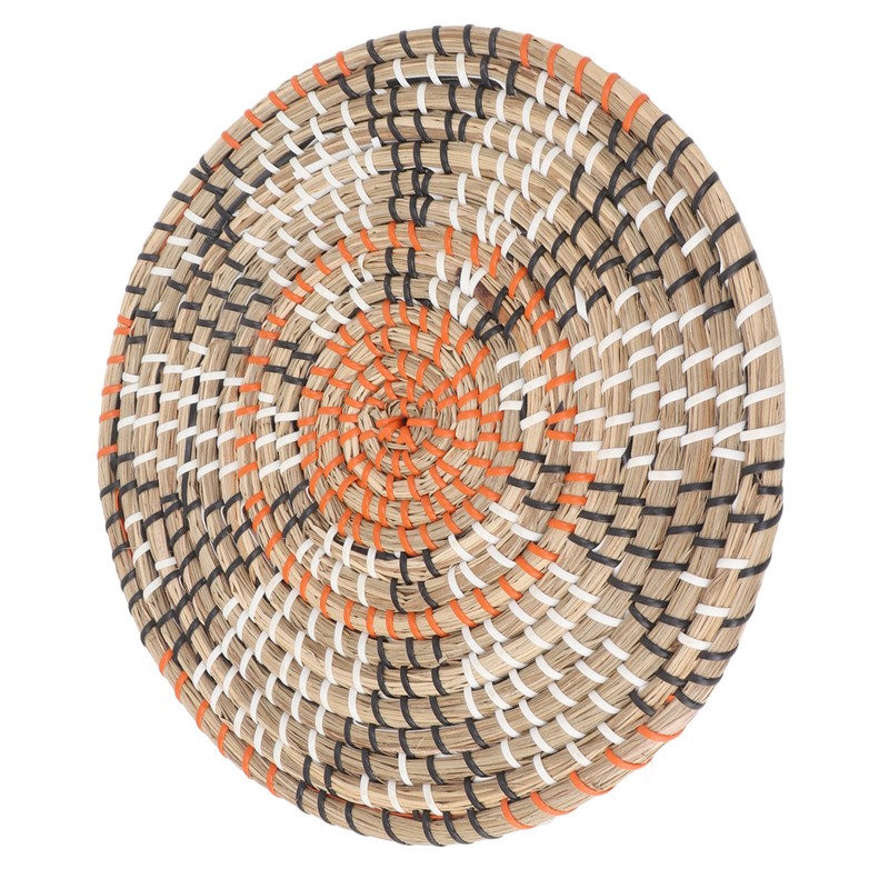 Grass Woven Placemats Nordic Style Innovative Round Placemats for Dining