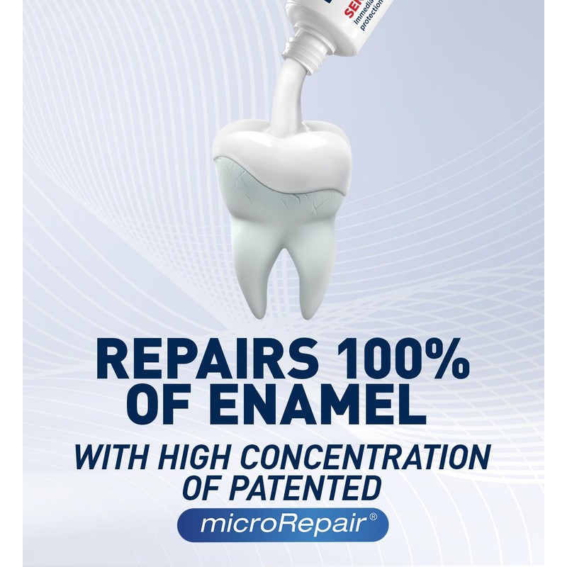 BioRepair Fast Sensitive Enamel Repair Toothpaste - Fluoride-Free Toothpaste for