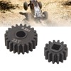 RC Car Reduction Gear Black Steel Smooth Running 0.8M 14T