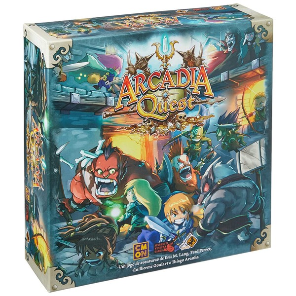 Arcadia Quest Board Game (Core Game) | Campaign-Based Strategy Game | Fantasy Adventure Game with Miniatures for Adults and Teens | Ages 14+ | 2-4 Players | Average Playtime 60 Minutes | Made by CMON