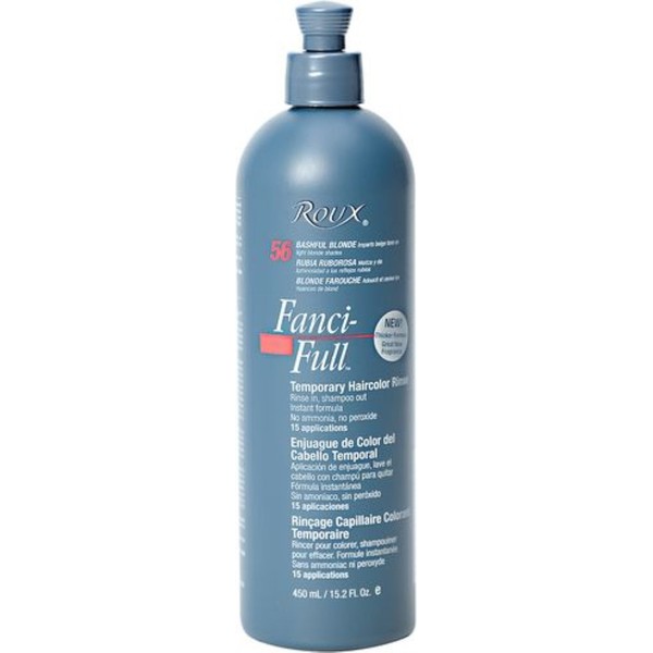 Roux Fanci-Full Temporary Color Rinse 56 Bashful Blonde, 15.2 oz (Pack of 6)