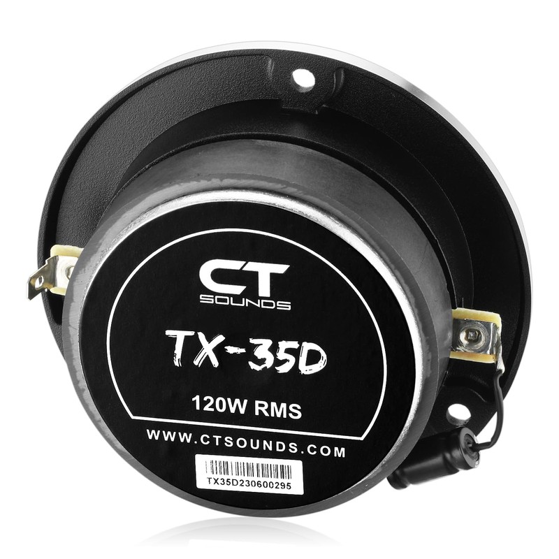 CT Sounds TX-35D 3.5” 480-Watt Titanium Super Tweeters, Pair