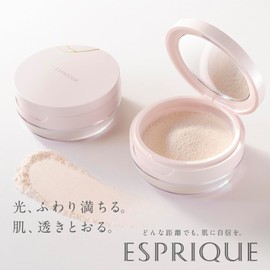 ESPRIQUE Silky Long Stay Powder 02 Lavender 0.2 oz (6 g) Refill Face Powder, Luster, Pores Moist