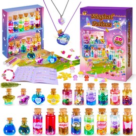 Veopoko Potion Making Kit Children, Gifts for 6 7 8 9 10 Year Olds Girls Fairy Toys Potions Kits for Kids Girls Toys Age 6 7 8 9 10 Crafts Kits for Kids 7-9 Best Xmas Fairy Gifts Magic Potions