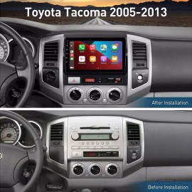 Unbranded For Toyota Tacoma 2005-2013 Android 12.0 Car Stereo Radio Apple CarPlay GPS WiFi