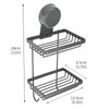 Shampoo Bar Holder for Shower, 2-Tier Carbon Steel Soap Dish