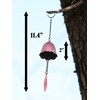 A.F.N.A.L Japanese Wind Chime Cast-Iron Outdoor Ornament for Garden &