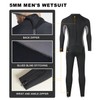 DEHAI 5mm Wetsuit Mens Neoprene Diving Wet Suits Long Sleeve