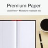 Boorum & Pease 96304 Record/Account Book, Black/Red Cover, 144 Pages,