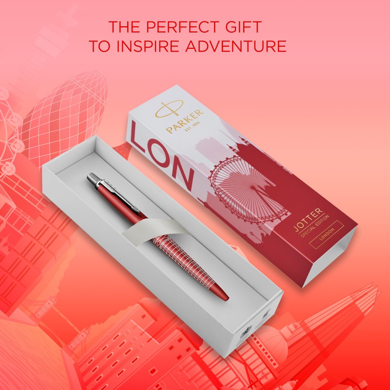 Parker Jotter Ballpoint Pen | Special Edition | London Red