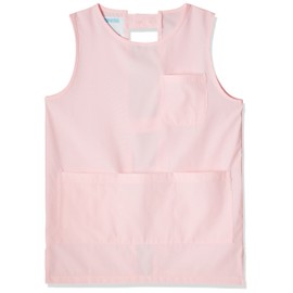 Medical/Nursing Uniform Short Apron Pink KAZEN Size: S 932-73