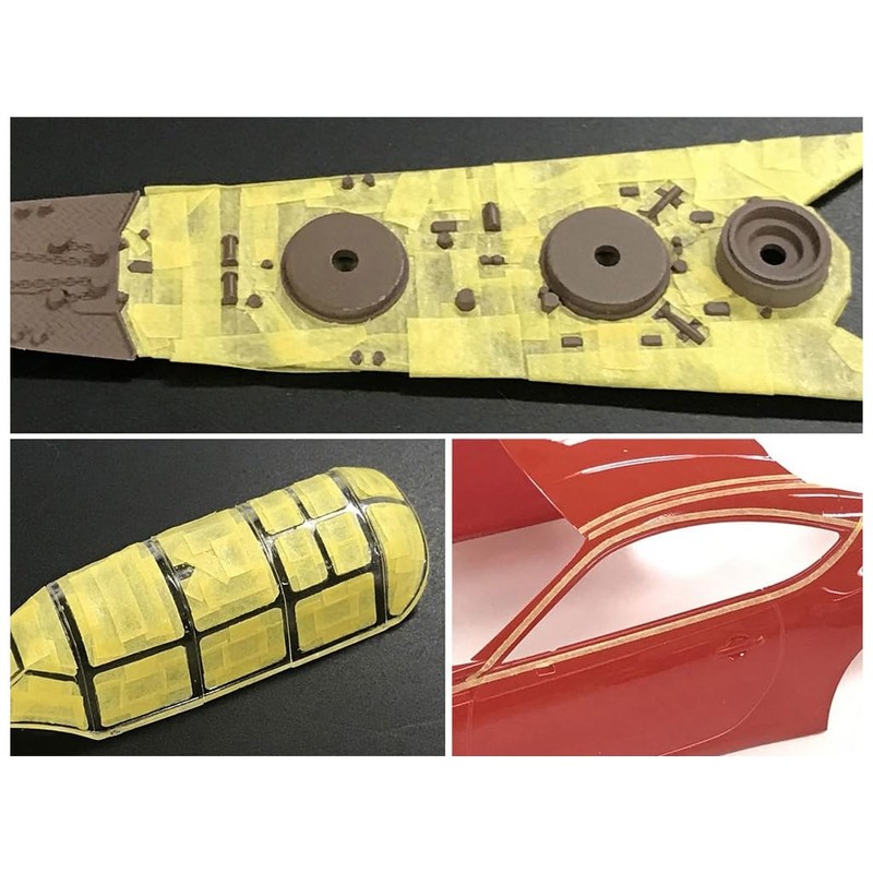 Tamiya 87207 Masking Tape 2 mm/18 m, Model Making, Accessories