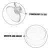 Abaodam 2PCS Transparent Shrimp Feeders with Suction Cups Compact Glass