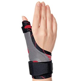 ORTONYX Férula de apoyo para el pulgar, para artritis, dolor, esguinces, tensión, túnel carpiano, correa para la muñeca, mano izquierda o derecha