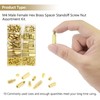 180 Pieces M4 Male Female Hex Brass Standoffs Spacers Screws