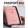 KGDUYC Passport Case, Travel Wallet, RFID Blocker Passport Bag for