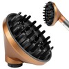 Diffusor-Aufsatz zur Lockendefinierung für Haarstyler, schnell trocknendes Styling-Tool (Gold)