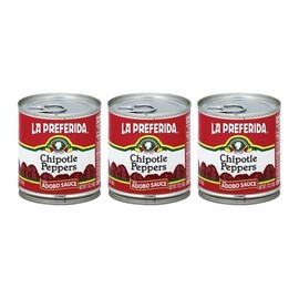 La Preferida Whole Chipotle Peppers, Hot, 7 OZ (Pack of 3)