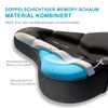 TECHCYC Bicycle Saddle Cover, Double Layer Memory Foam Bicycle Seat