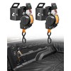 Dual-Pivot Retractable Truck Bed Ratchet Straps for Ford F150 97-14,