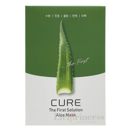 Kim Jeong-moon Aloe Cure The First Solution Aloe Mask 10 sheets / 김정문알로에 큐어 더 퍼스트 솔루션 알로에 마스크 10매