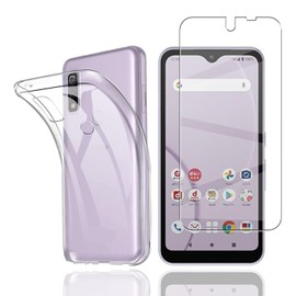 Arrows We FCG01 F51B A101FC Case + Glass Film, Arrows We FCG01 F51B, A101FC Cover, Flexible, TPU, Transparent, Lightweight, Shock Absorption, Scratch Prevention, Portable, Convenient, Anti-Slip, Heat