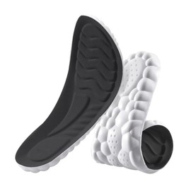VAEIORP Sportorthopädische Einlagen, ideal für Sport und Alltag, atmungsaktiv, weich, stoßdämpfend, für Damen und Herren, Arbeitsschuhe (Größe 43-44)