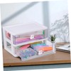 GRIRIW Desktop Organizer Drawers Multi-purpose Storage Box for Office Supplies
