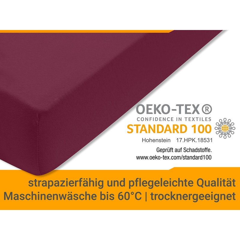 Classic Jersey Fitted Sheet Available In 34 Colours and 6