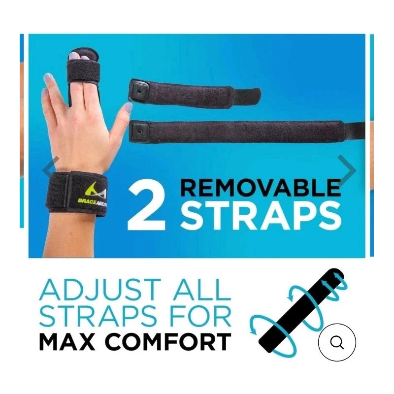 Braceability Finger Immobilizer Splint for Index, Middle, Ring or Pinky