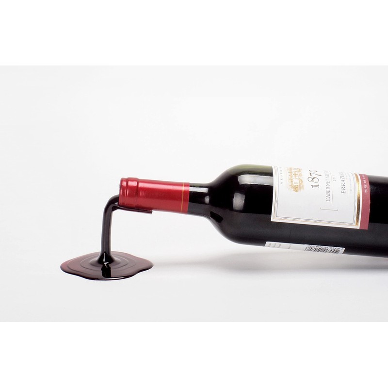 Beyond123 Spilled Wine Bottle Holder - Fun and Unique Way