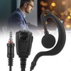 Walkie Talkie Earhook Earpiece,for ICOM IC-M33/M25/M34,IP54 Waterproof G-Shape Ear Hook