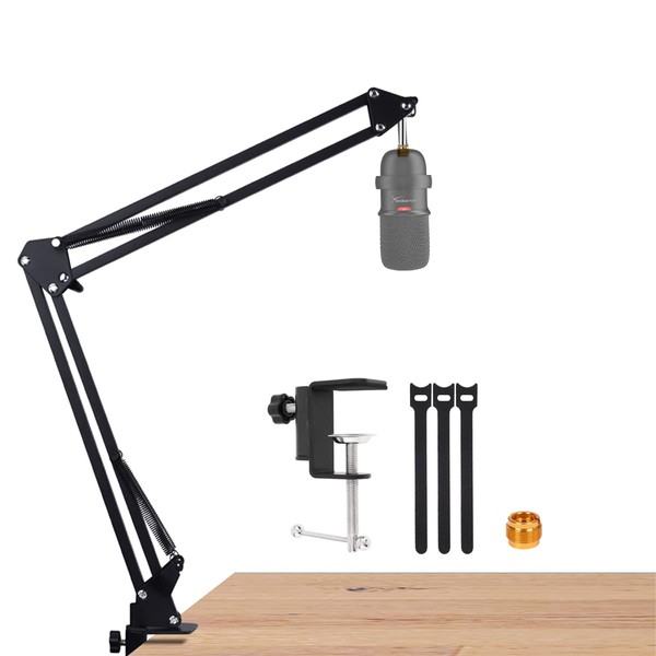 For hyperx solocast microphone boom arm, Mic desk stand Compatible