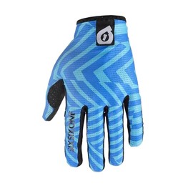 SixSixOne 661 Comp Cycling Gloves Full Finger Unisex - Dazzle Blue Large
