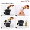 Anbbas Badger Hair Shaving Brush with Wall Mounted Brush Holder